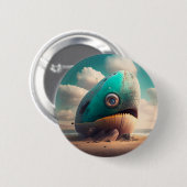 Strange Whale Button (Vorne & Hinten)
