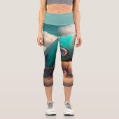 Strange Whale Capri Leggings (Vorderseite)