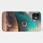 Strange Whale Case-Mate iPhone Hülle (Rückseite (Horizontal))