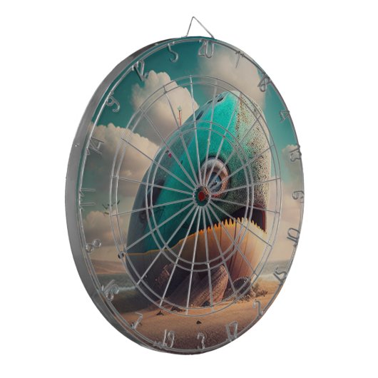 Strange Whale Dartscheibe (Vorderseite Links)