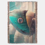 Strange Whale Decke (Vorderseite Vertikal)