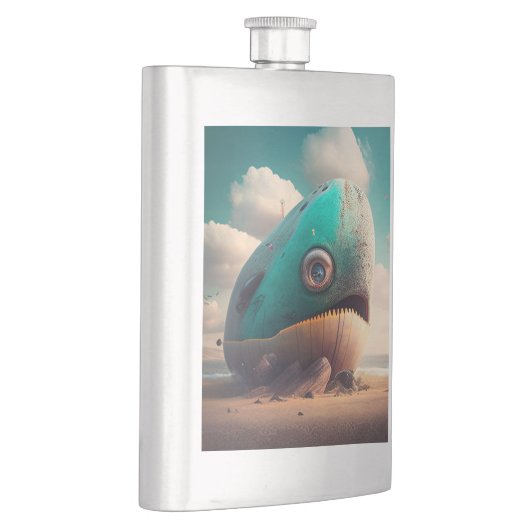 Strange Whale Flachmann (Rechts)