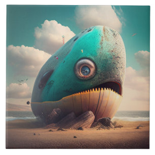 Strange Whale Fliese