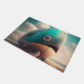 Strange Whale Fußmatte (Schrägansicht)