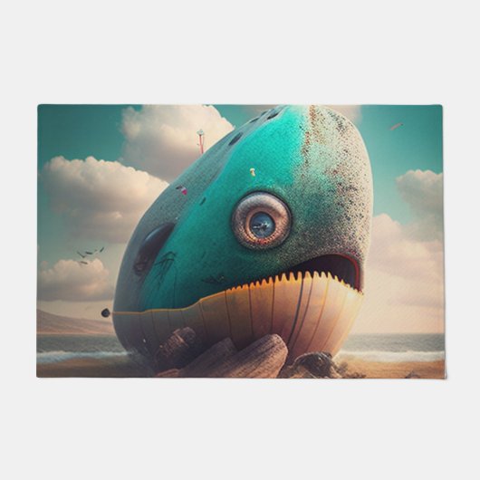 Strange Whale Fußmatte (Vorderseite)