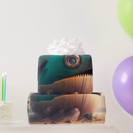 Strange Whale Geschenkpapier (Partygeschenke)