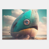 Strange Whale Geschenkpapier Set (Vorderseite 3)