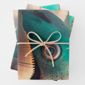 Strange Whale Geschenkpapier Set (Beispiel)