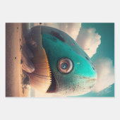 Strange Whale Geschenkpapier Set (Vorderseite)