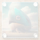 Strange Whale Glasuntersetzer (Rückseite)