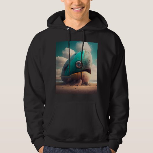 Strange Whale Hoodie (Vorderseite)