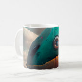 Strange Whale Kaffeetasse (Vorderseite Links)