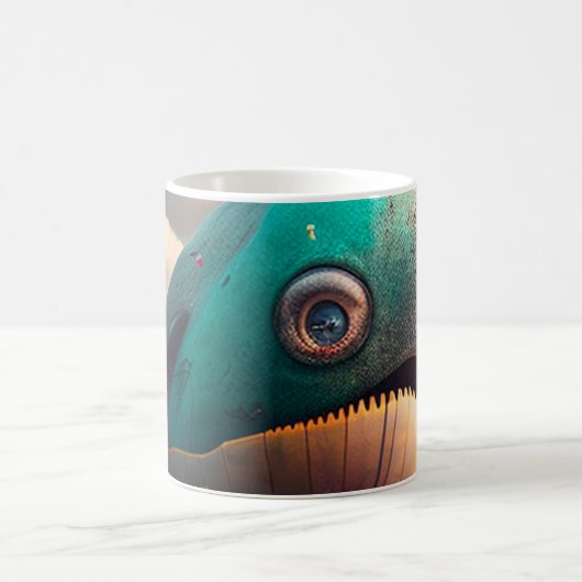 Strange Whale Kaffeetasse (Mittel)