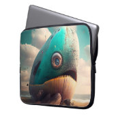 Strange Whale Laptopschutzhülle (Vorderseite Links)