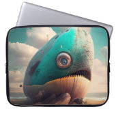 Strange Whale Laptopschutzhülle (Vorderseite)
