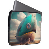 Strange Whale Laptopschutzhülle (Vorne Rechts)