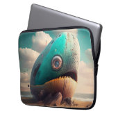 Strange Whale Laptopschutzhülle (Vorderseite Links)