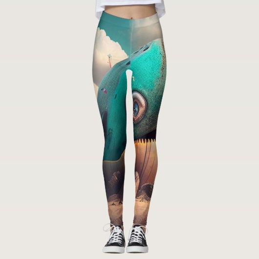 Strange Whale Leggings (Vorderseite)