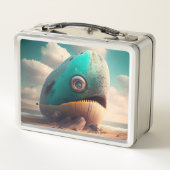 Strange Whale Metall Brotdose (Rückseite)