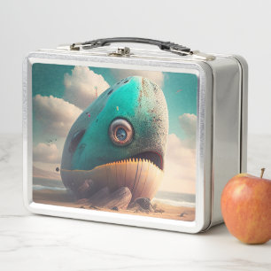Strange Whale Metall Brotdose