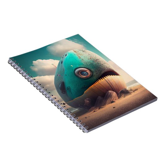 Strange Whale Notizblock (Rechte Seite)