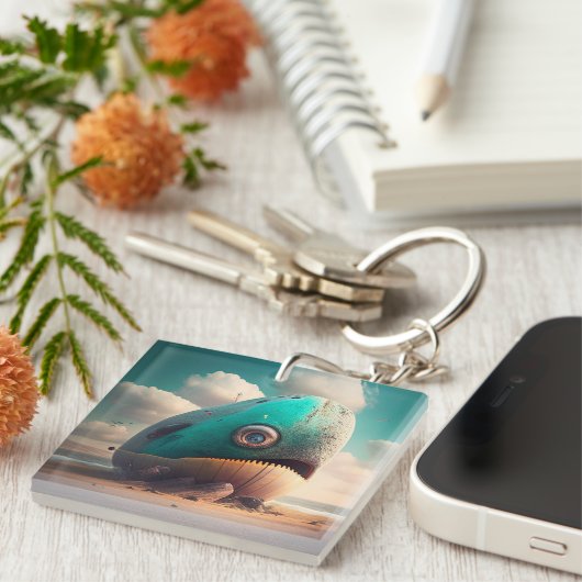 Strange Whale Schlüsselanhänger (Vorderseite rechts)