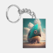 Strange Whale Schlüsselanhänger (Vorderseite links)