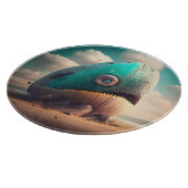 Strange Whale Schneidebrett (Ecke)