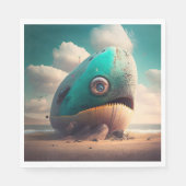 Strange Whale Serviette (Vorderseite)