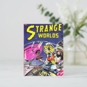 Strange Worlds Comic Book Postkarte (Stehend Vorderseite)