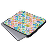 STRANGEBOW Regenbogen-Aquarell-Fisch-Skala Laptopschutzhülle (Vorne Knopf)
