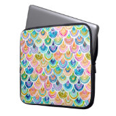 STRANGEBOW Regenbogen-Aquarell-Fisch-Skala Laptopschutzhülle (Vorderseite Links)