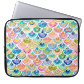 STRANGEBOW Regenbogen-Aquarell-Fisch-Skala Laptopschutzhülle (Vorderseite)