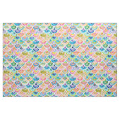 STRANGEBOW Regenbogen-Aquarell-Fisch-Skala Stoff (Fat Quarter (45,7 x 55,9 cm))