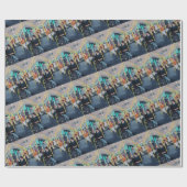 Stranger on the Bus Painting by Alfred Fox Geschenkpapier (Flach)