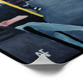 Stranger on the Bus Painting by Alfred Fox Poster (Ecke)