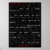 Stranger Quotes Poster (Vorne)