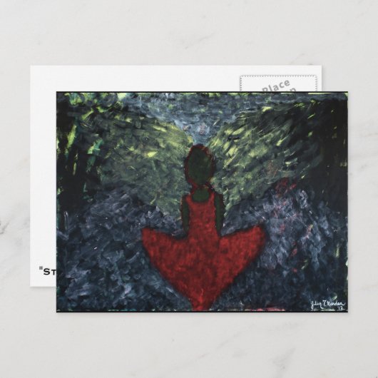 "Stranger Red" - Postkarte (Vorne/Hinten)