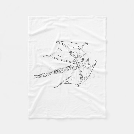 Stranger Things 4 Demobat Fly Friends Don't Lie  Fleecedecke (Vorderseite)