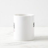 Stranger Things Friends Don't Lie Distressed Text  Kaffeetasse (Mittel)