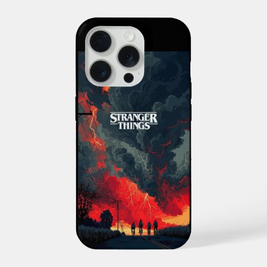 Stranger Things Tough Phone Case — Retro 80s iPhone Hülle (Rückseite)