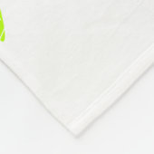 Stranger thinks quote in 80s tv show style fleecedecke (Ecke)