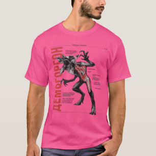 Strangerhings Demogorgon Anatomie Schnitt Horror A T-Shirt