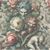 Strangers in the Park at Night – Gothic Victorian Aufkleber (Vorderseite)