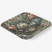 Strangers in the Park at Night – Gothic Victorian Pappteller (Gewinkelt)