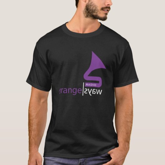 Strangeways dunkler RadioT - Shirt (Vorderseite)