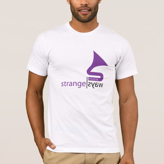 Strangeways weißer RadioT - Shirt (Vorderseite)