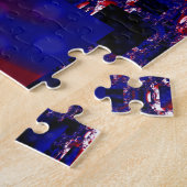 Strangieren | Rote und blaue Fraktal Kunst Puzzle (Seite)