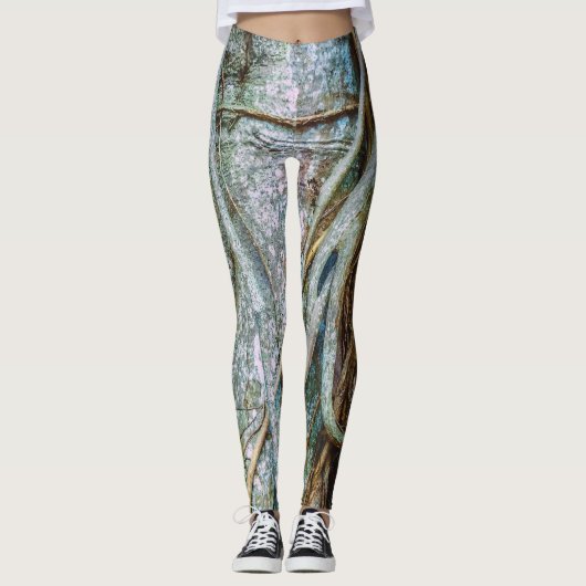 Strangler Fig Abstrakt Leggings (Vorderseite)