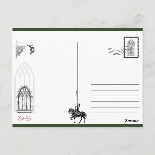 Strasbourg Cathedral Postkarte (Rückseite)